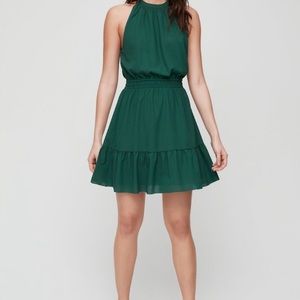 Aritzia Wilfred Effet Halter Mini Dress M